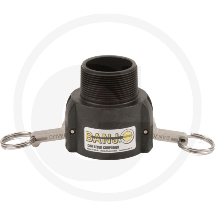 BANJO M-Teil 2" mit Außengewinde 2" BSP - Max. werkdruk 20 bar