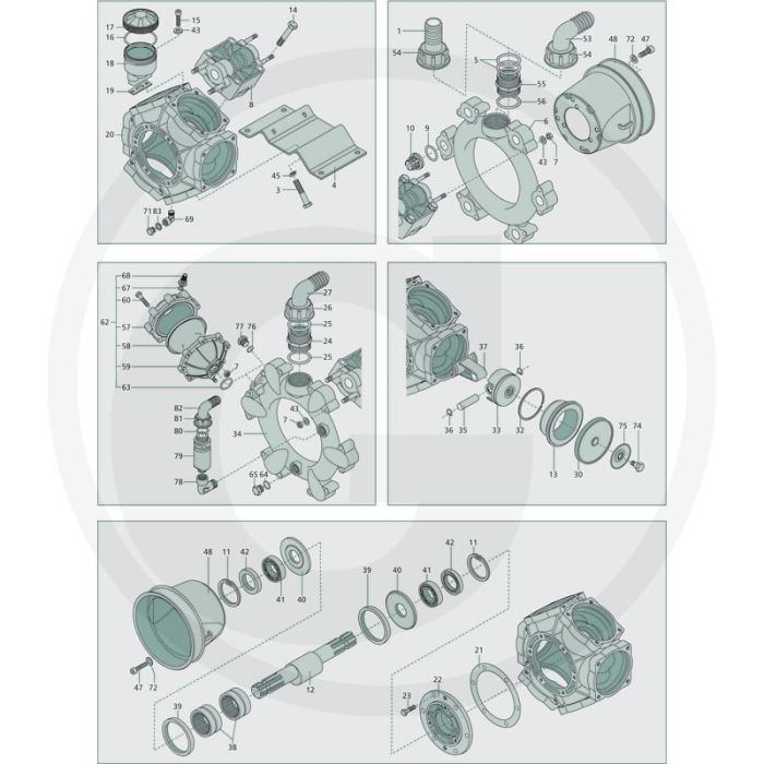 Annovi Reverberi Bout TCEI M8 x 12 mm, RVS