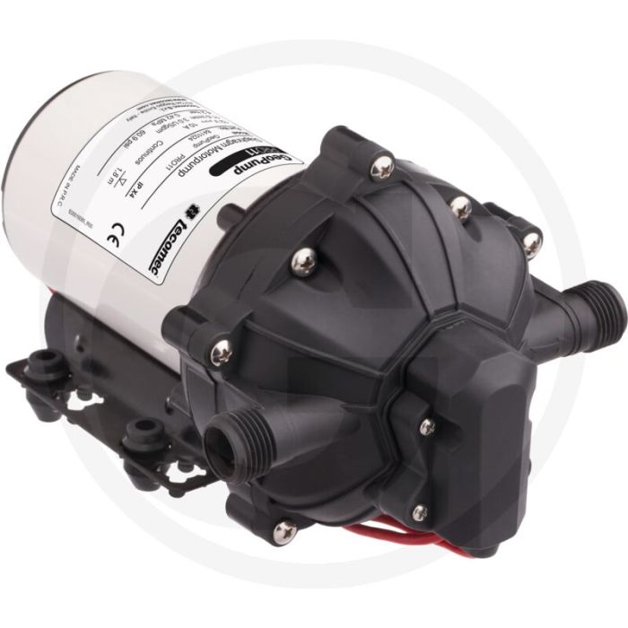 Tecomec Elektrische Motorpumpe 11,5l AG 1/2" NPT, 4,2 bar, 12V / 10A.