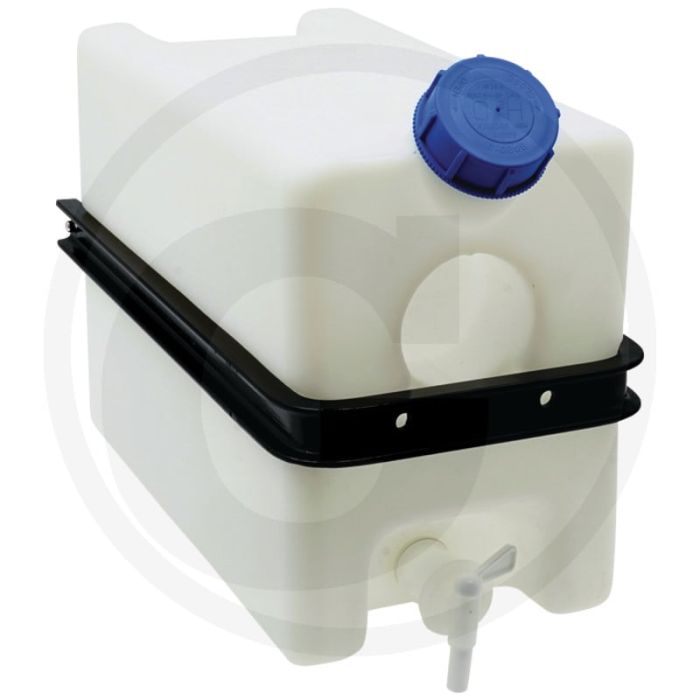 Schoonwatertank 15 liter - Incl. beugel en kraan - Verticaal/horizontaal te monteren