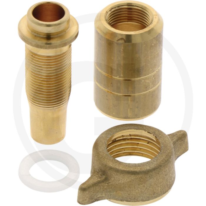 ARAG Schroefkoppeling, messing - Aansluiting = 1/2"