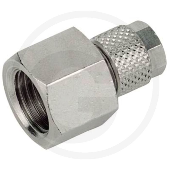Rechte opschroefkoppeling, 01062048, Messing, G 1/4", Ø 10/8