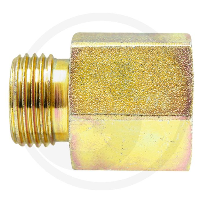 Lechler Mof Verzinkt staal, Draad: Binnen: 3/8", Buiten: M18 x 1,5, Lengte: 28 mm