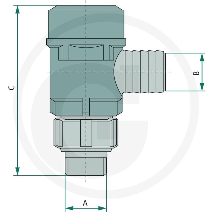 ARAG Veiligheidsventiel 250 l/min 3/4" 10 bar