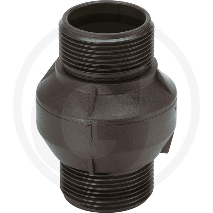 Tecomec Rückschlagventil 1 1/2" V-V met RVS veer.