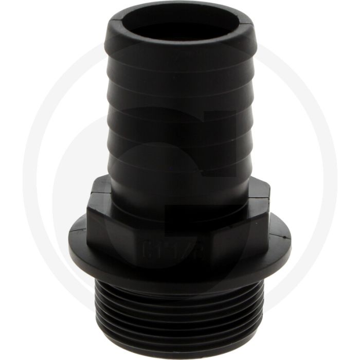 ARAG Schlauchtülle Ø40mm x AG 1 1/2" PP 90mm.