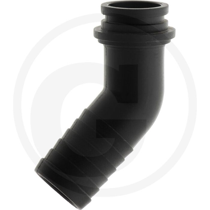 Schlauchtülle 45° Ø30mm für Überwurfmutter (mit Innengewinde 1 1/4")
