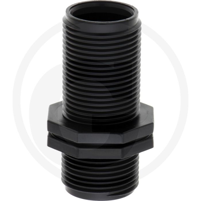 Schottnippel AG 1" PP 45x45x22mm - Beregeningstechniek > Fittingen (kunststof)