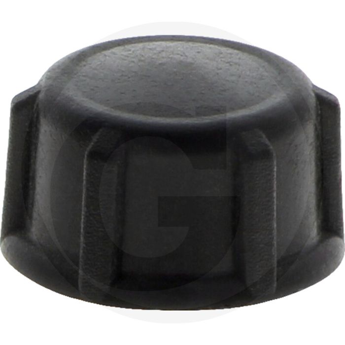Verschlusskappe IG 1/4" zwart PP 19mm
