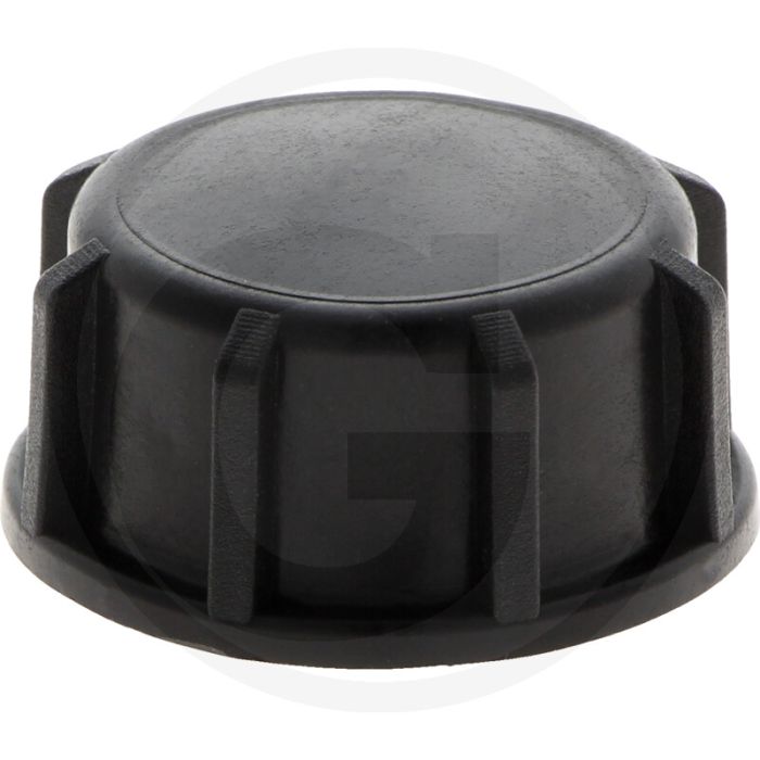 Verschlusskappe IG 1" zwart, PP, D:46mm.
