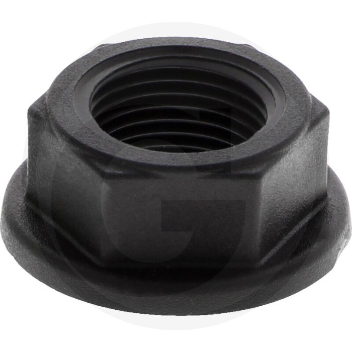 Nutmutter PVC IG 3/8" - D:30,5mm, H:13mm.