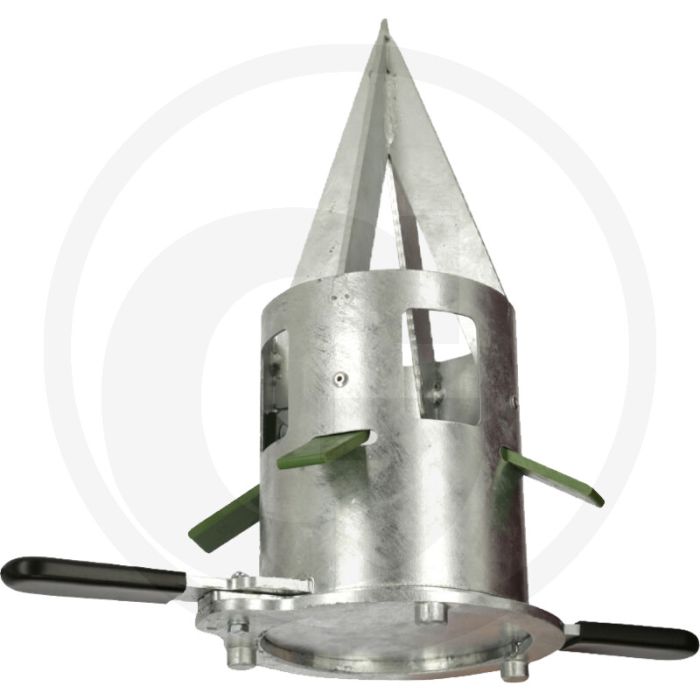 Big bag uitloop - Gegalvaniseerd metaal, Ø-D 150mm, H 459mm Big bag uitloop - Gegalvaniseerd metaal, Ø-D 150mm, H 459mm