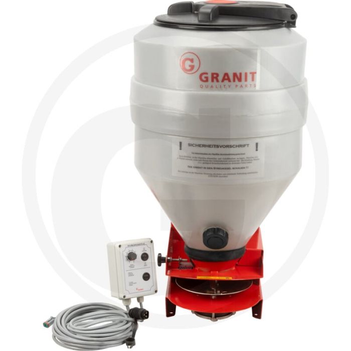 Professionele strooier - Elektrische aandrijving 12V - 90L reservoir