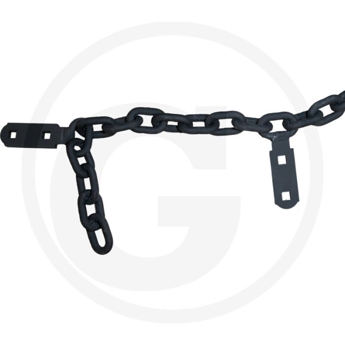 Bodemketting 13 x 45 (met 2 kettingstrengen met elk 29 aangelaste steunen, 231 schakels)