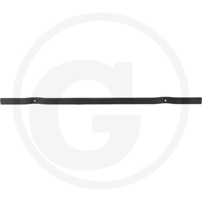 Bodemlijst U-profiel H: 25 x B: 50, L: 1650 mm, Ø 12,5 mm - 1075 mm gatafstand