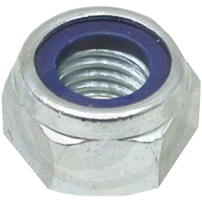 Zeskantmoer met klemdeel M12 x 1,75 (DIN 985, VPE100)