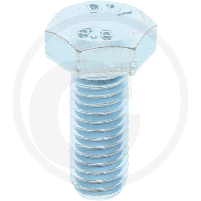 Zeskantbout DIN 933 M8 x 20 staal 8.8 - Ø D: 8mm, Spoed: 1,25mm