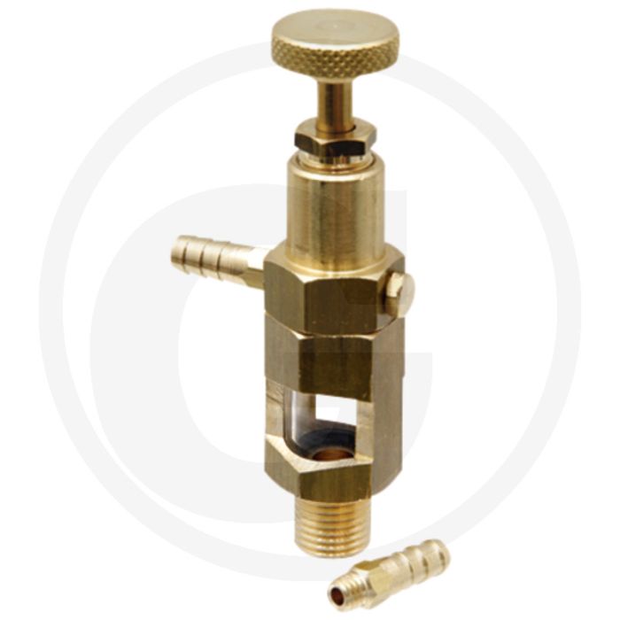 MZ Oliedruppelaar art. 0300 - Met 2 aansluitingen, Ø 1/4", 7mm