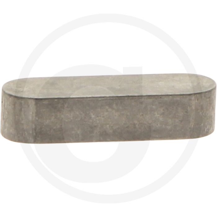 Inlegspie 8x7x30 DIN 6885 Staal C45 + C