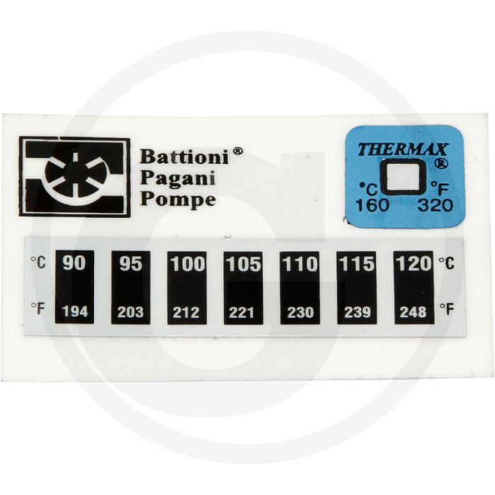 Battioni Pagani Thermo-label Passend voor Ballast 16000