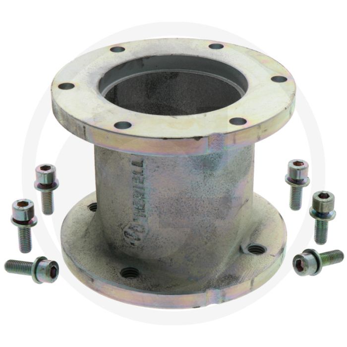 Hertell Flens (voor hydrauliekmotor, 106 mm lang)