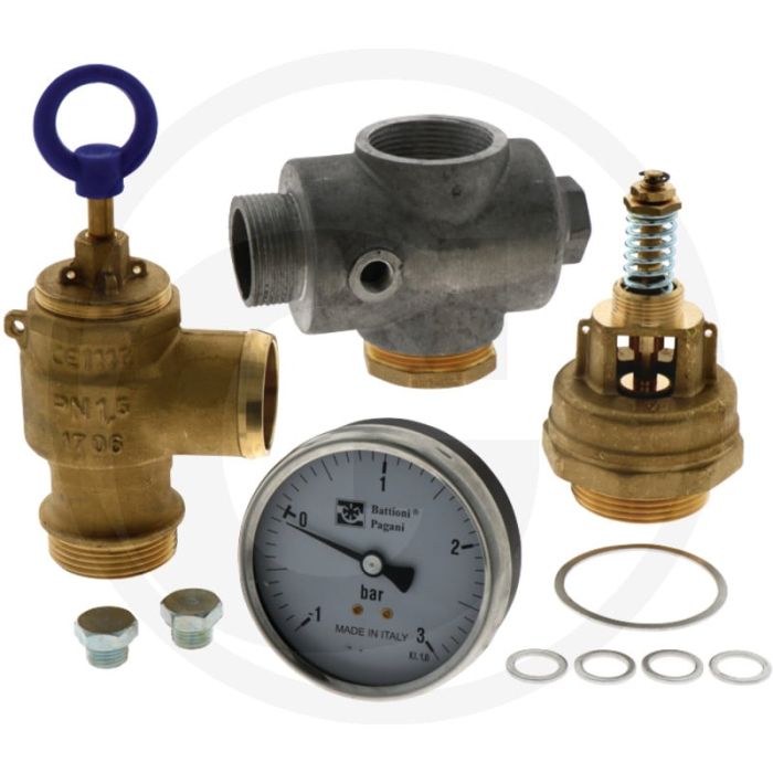 Battioni Pagani Manometerset 1 1/2" voor MEC 5000, 6500, 8000.