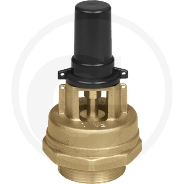 RIV Vacuümbegrenzingsventiel - Messing, Ø 1 1/2", Werkdruk -0,3 bar