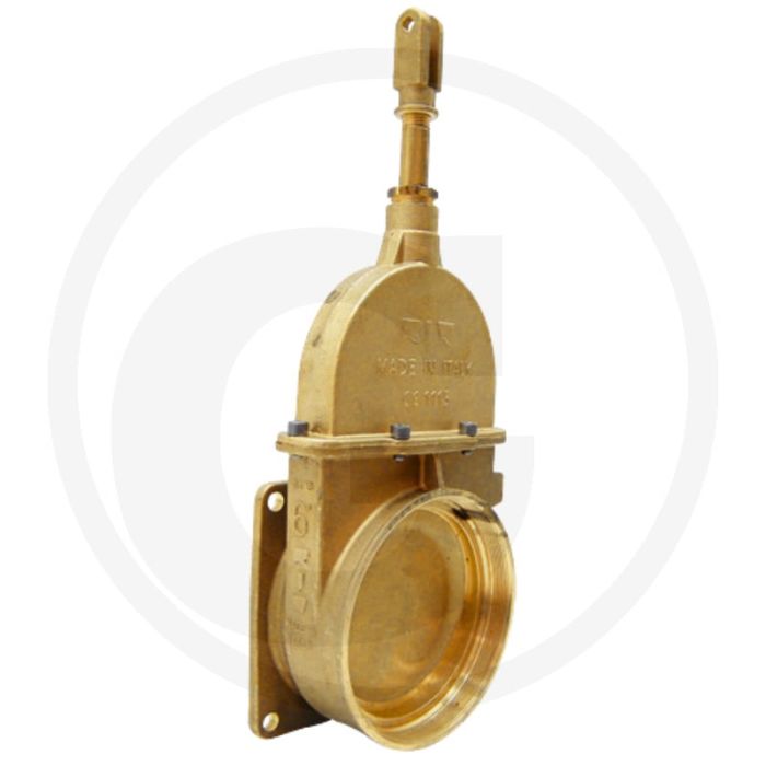 RIV Mestafsluiter 6" Flens → binnendraad - Max. werkdruk 2,5 bar