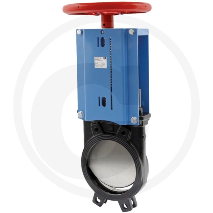 Watergates Schuifafsluiter 10" Handwiel Flens 250mm.