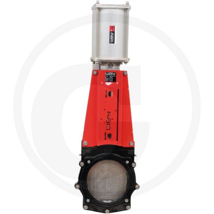 Wey Afsluiter VNC DN 300 Pneumatisch dubbelwerkend PN10/16 DIN flens aansluiting - 12x M20