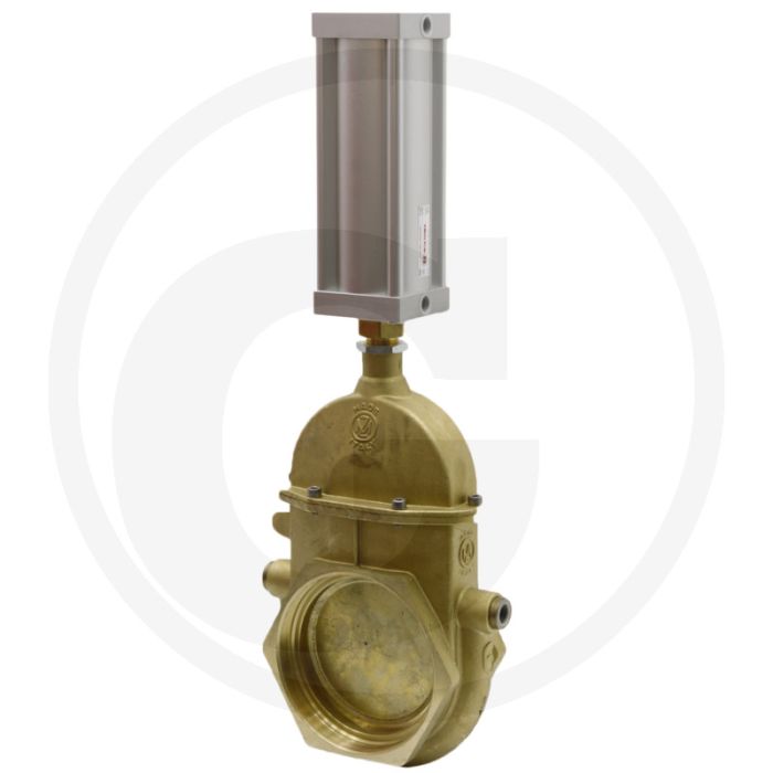 MZ Mestafsluiter Art.0042/0570, 4" Pneumatisch dubbelwerkend, NW 95mm