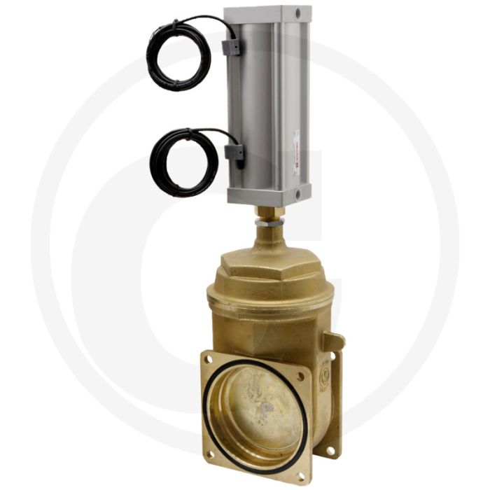 MZ Mestafsluiter Art.0050/0571, 6" - Pneumatisch, flens → flens, NW 145mm