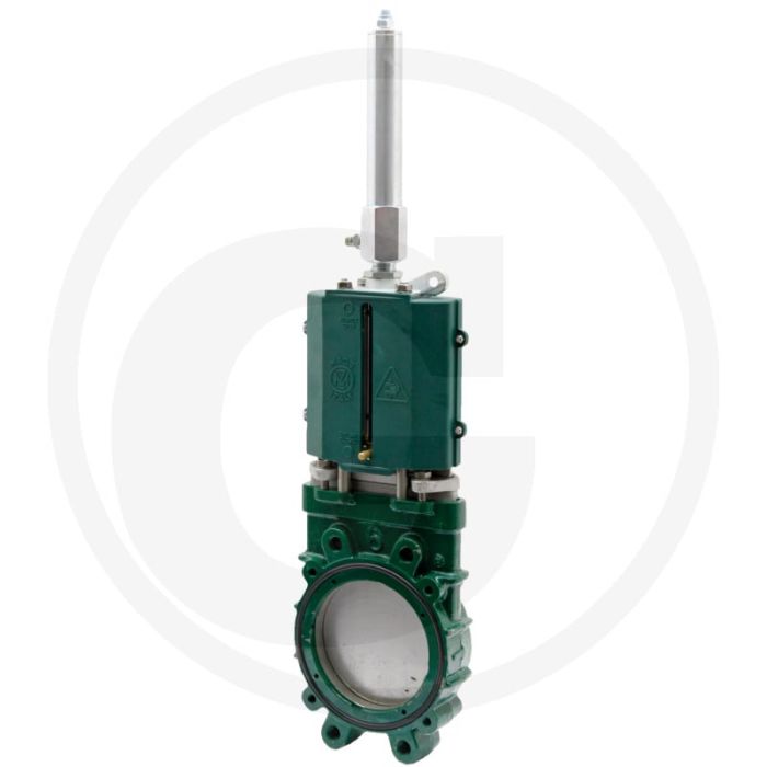MZ Mestafsluiter Art.0090/0550, 4", Hydraulisch dubbelwerkend.