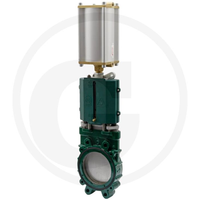 MZ Mestafsluiter Art.0090/0570, 5", Pneumatisch dubbelwerkend, NW 125