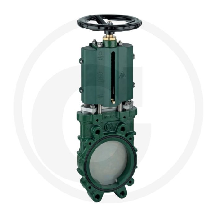MZ Mestafsluiter Art.0092, 4" - Handwiel, Flens → flens, NW 100mm