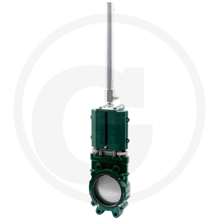 MZ Mestafsluiter Art.0100/0500, 4", Hydraulisch enkelwerkend.