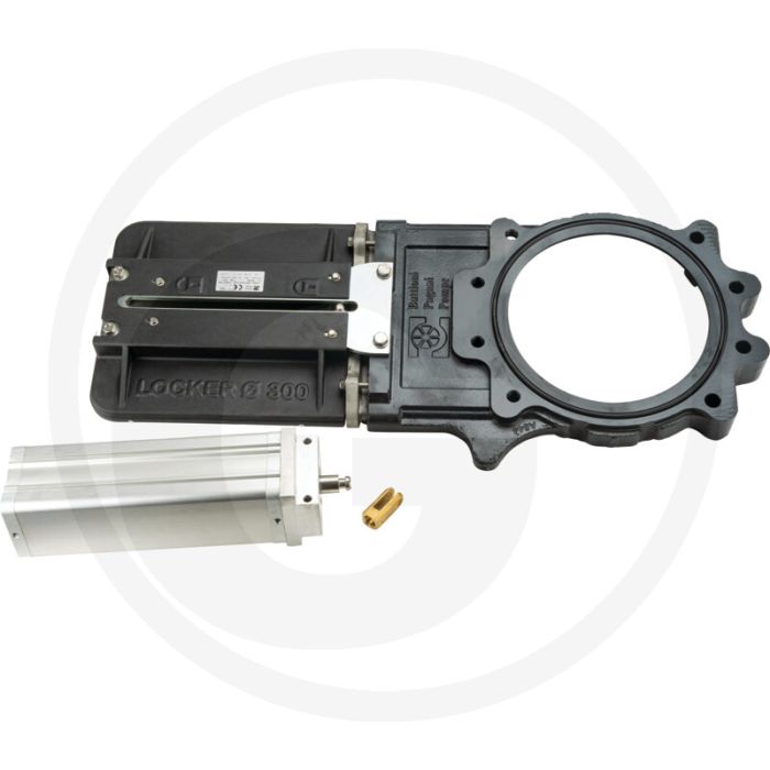 Battioni Pagani Afsluiter 300mm Flens → flens 12" 7 bar Pneumatisch dubbelwerkend