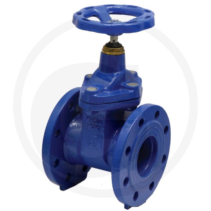 Schuifafsluiter 8" Handwiel, PN 10/16, GGG40, EPDM - NW 200, 16 bar