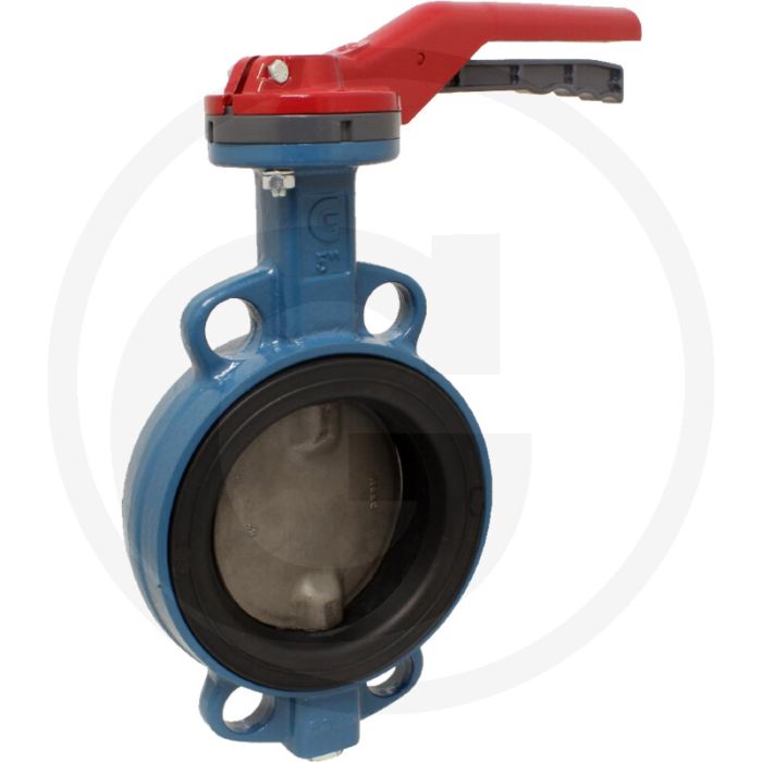 Watergates Absperklappe DN 65 für Wasser ((inkl. Rasterhebel / rot))