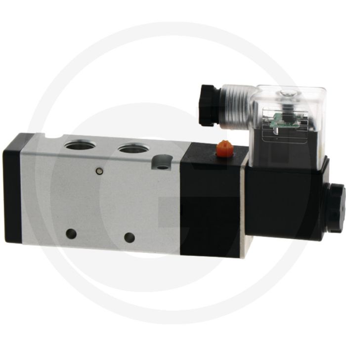 Watergates 5/2 weg magneetventiel Bedrijfsdruk 2 - 8 bar 24 V DC 1/4" (Afb. nr. 4)