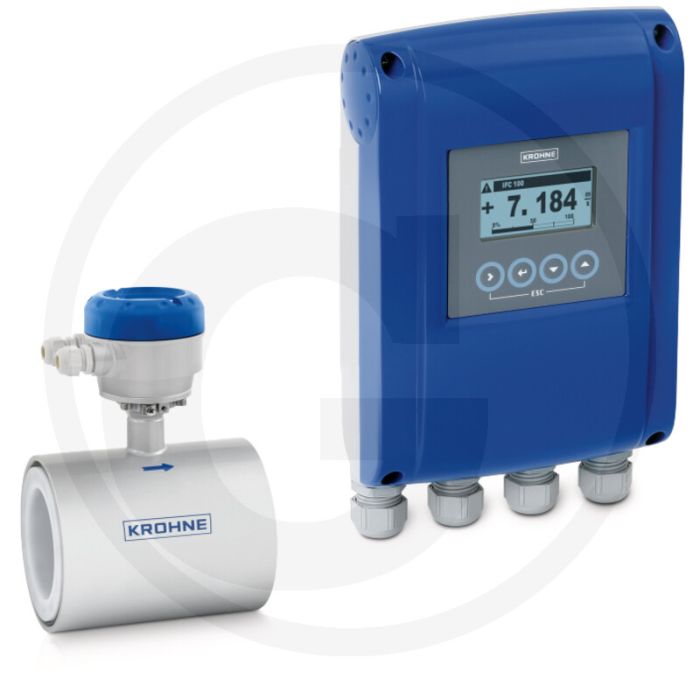 Elektromagnetische inductie flowmeter Optiflux DN100 PN16 0-70 m³/h