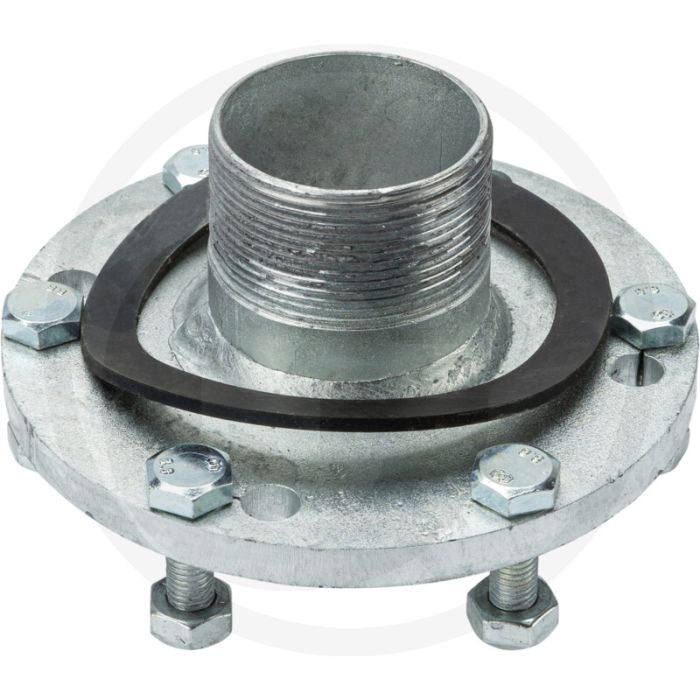 BAUER Kanon-aansluitflens met 2” schroefdraad (voor mestkanon SR 105-VA)