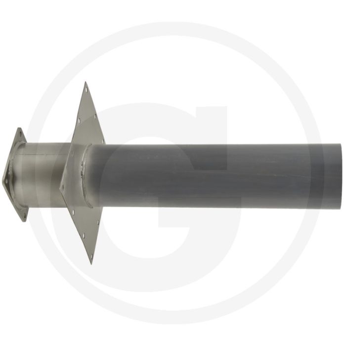 Wanddoorvoer RVS met flens 160 mm