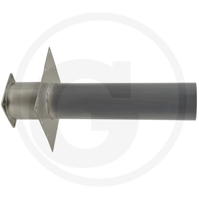 Wanddoorvoer RVS met flens 8" / 200 mm