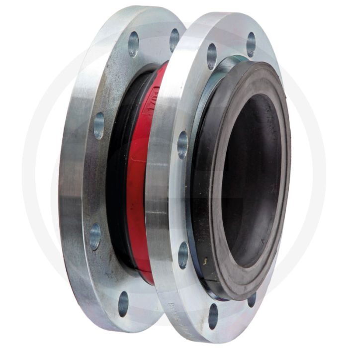 Rubber koppeling (met flens)