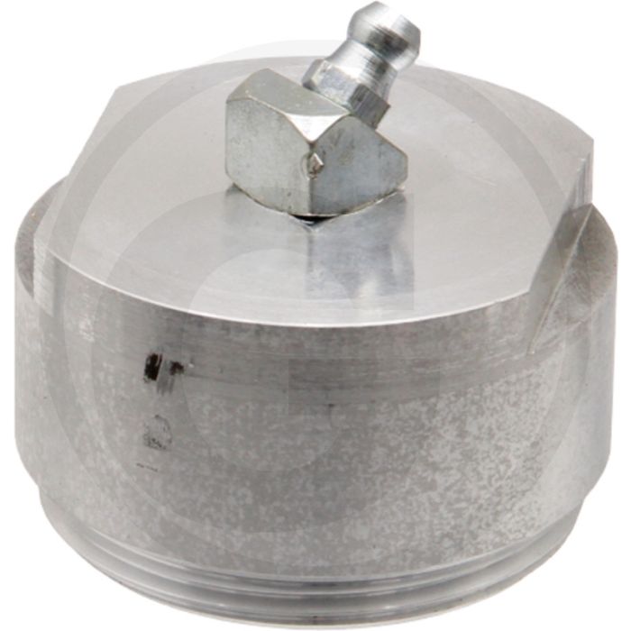 Naafdop (aluminium, met smeernippel)