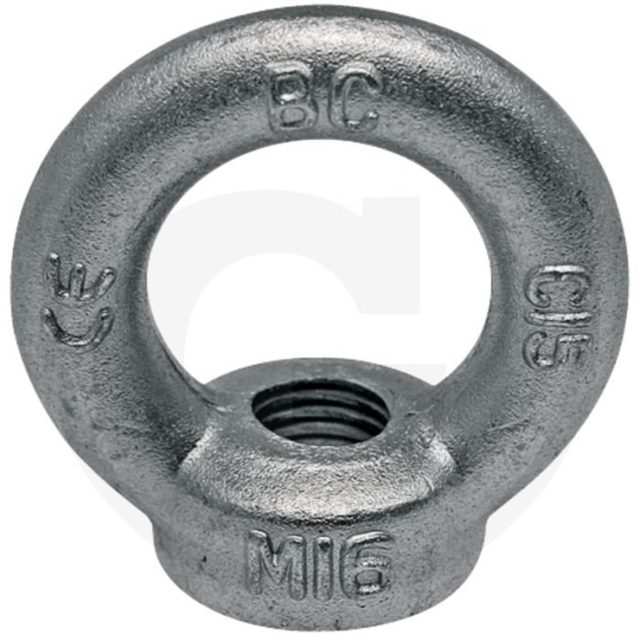 Ringmoer M16 (verzinkt, voor het bevestigen van de tankdeksel)