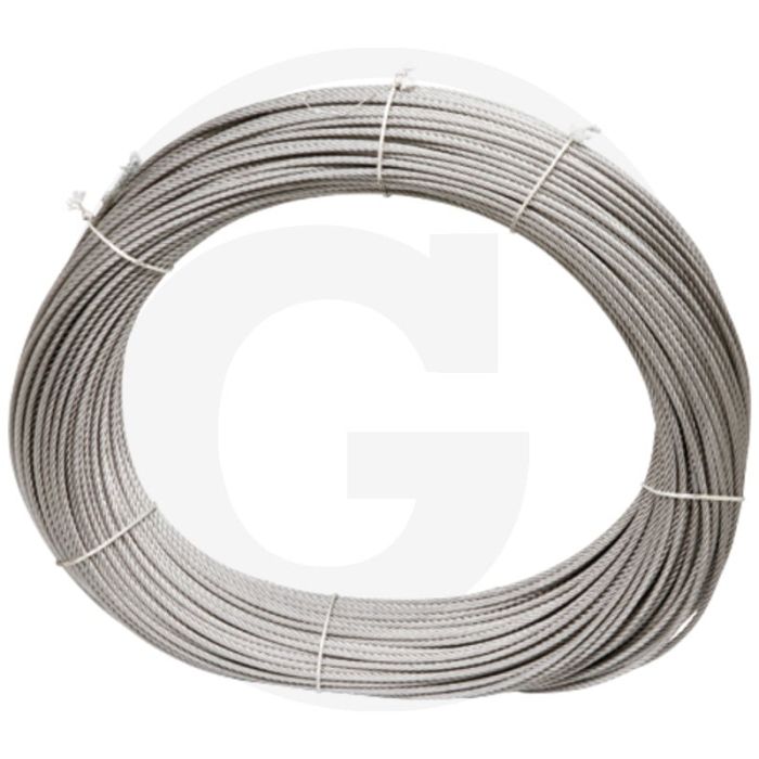 RVS staalkabel 8 mm Constructie 7x19 4401,1570N/mm².