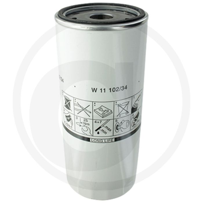 MANN FILTER Motoroliefilter - Caterpillar, Volvo, Ø108mm, H262mm