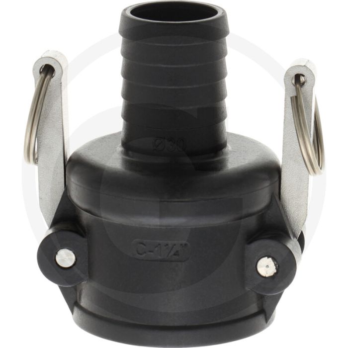 Camlock M-Teil Typ C 1 1/4 x Tülle Ø30mm (mit Schlauchtülle)